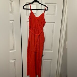 Flying Tomato Red Orange Pant Jumpsuit